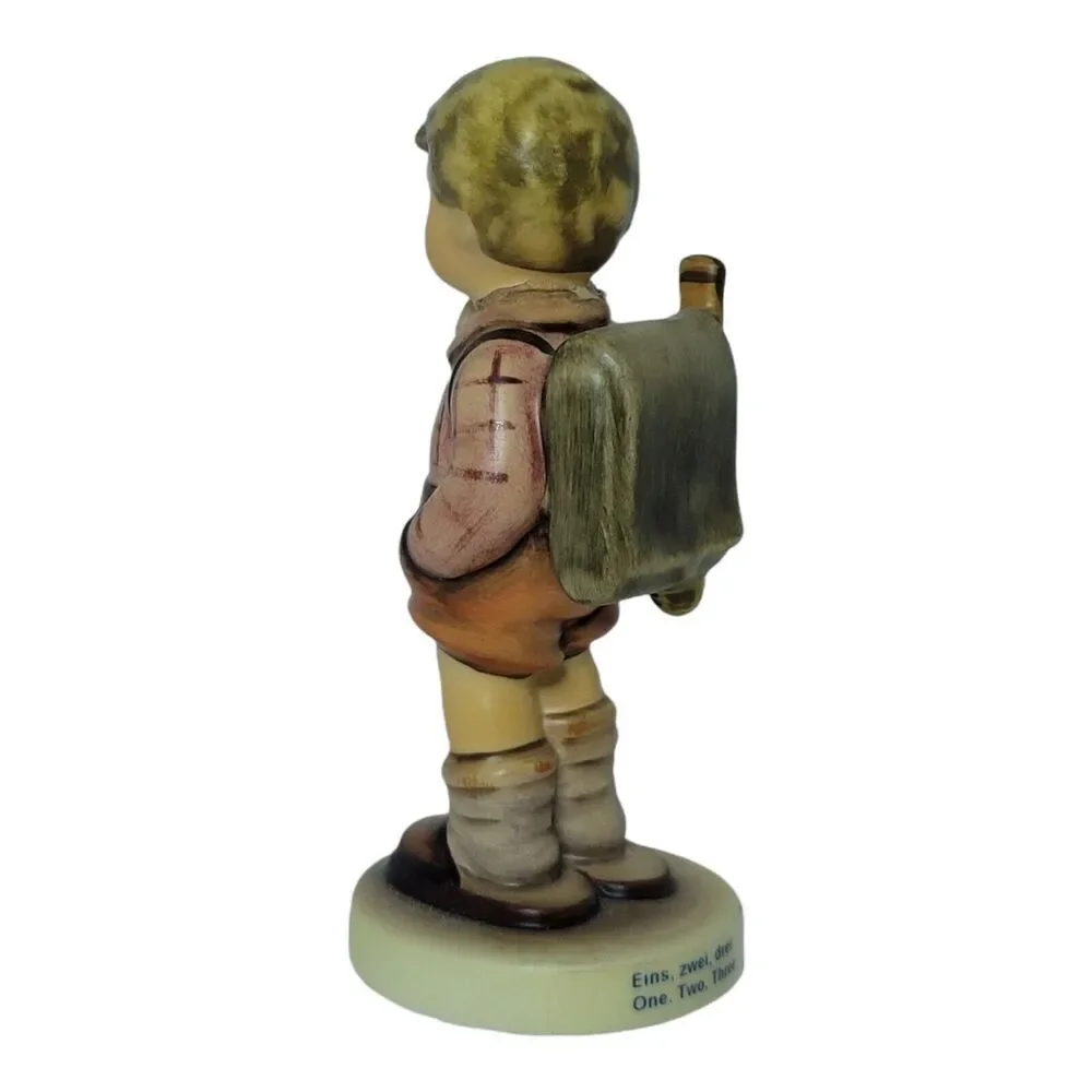 Vintage Hummel Boy With Backpack One, Two, Three # 555 Exclusive Edition 1996/97